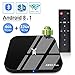 Price comparison product image Android TV BOX, A95X PLUS TV BOX Android 8.1 4GB RAM/32GB ROM Amlogic S905Y2 Quad Core Support 2.4Ghz/5.0Ghz WiFi Bluetooth 4.2 DLNA 3D 4K UHD Super Small TV BOX