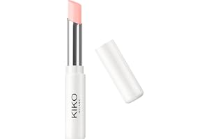 KIKO Milano Kissable Lip Volume Plumping Lip Balm - Shade 01 Tutu Rose | Moisturising Lip Cream | Lip Plumper