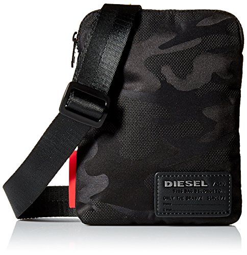 Preisvergleich Produktbild DIESEL Unisex Umhängetasche, Small Cross, Crossbody Bag (19x15x1cm) - Schwarz