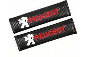 MOMO FING Protrex UK Effet fibre de carbone pour ceinture de sécurité Coussinets d'épaule GTI 106 206 3008 405 307 308 505 406 308 1007 2008 4008 4007 Bipper Boxer RCZ Partner