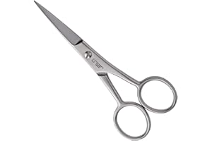 ‎OTTO HERDER MANICURE Otto Herder Manicure Bartschere aus Edelstahl 11,5 cm, Präzision, Mikroverzahnung, Rostfrei, Für Bart- und Nasenhaare, Profi-Qualität