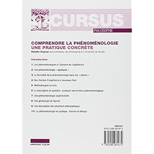 Comprendre la phénoménologie - 2e édition: Une pratique concrète Livre en Ligne - Telecharger Ebook
