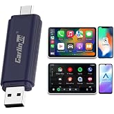 Carlinkit iPhone ve Android MINI5 PRO i&ccedil;in Kablosuz CarPlay Adapt&ouml;r&uuml;, Tak ve &Ccedil;alıştır, Kablosuz, Otomatik Bağlantı, &Ccedil;evrimi&ccedil;i