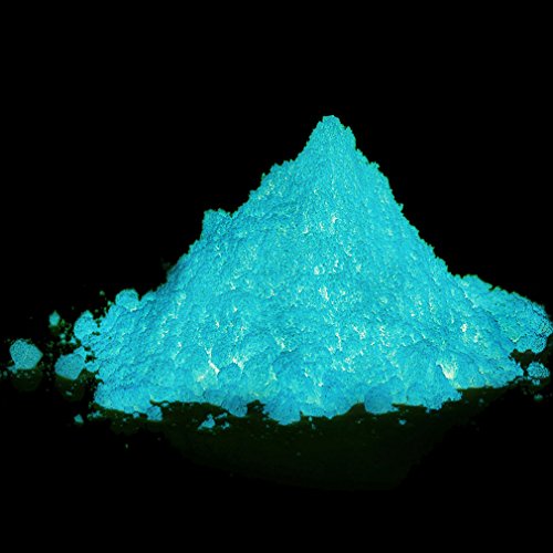 Profi Nachleuchtpigment Glühpulver – 100g hellblau ULTRA STARK – Nachtleuchtendes Phosphoreszierend selbstleuchtend neon night colors Glow Pulver – Neueste Generation: Strontiumaluminat – Original: decomonkey-Leuchtfarben – Nachleuchtpigmente Nacht Leuchtpulver Glühpigment Glühfarbe Glühpigmente lumentics Glühpulver leuchtfarbe Phosphor Nachtleucht - 2