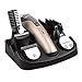 Pritech 6-en-1 Trousse de toilette pour hommes Full Size Trimmer, tondeuse nez, barbe, Shaver (Golden)