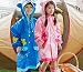 Korean Lovely Baby Raincoat Fashion Children Rainwear Blue Giraffe S