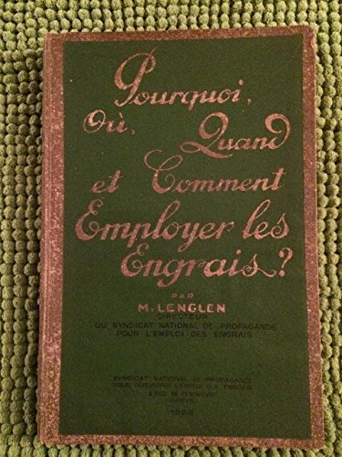 Pourquoi, où, quand et comment employer les engrais? gratuit Pourquoi, où, quand et comment employer les engrais? gratuit