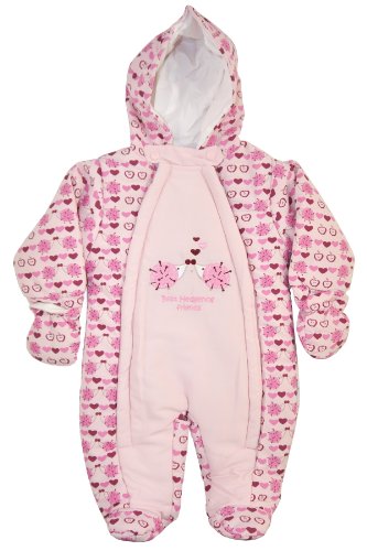 Nursery Time Hedgehog Friends Snow Suit - Pink - 6-9 Months
