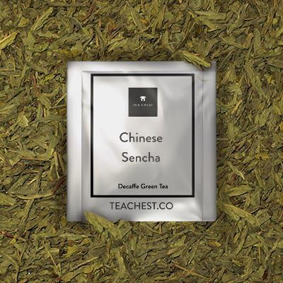 TeaChest UK Chinese Sencha Tea | Healthy Decaf Tea | 15 Tea Bags