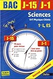 Sciences, SVT physique-chimie 1re L, ES