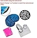 Biutee model nail printed template Nail Art Stamping Kit with Scraping Knife Set with Stamping Plates Storage Bag(color by Random)