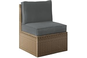 chilly pilley Coussin De Palette EU Coussin De Siège Coussin De Jardin Housse Amovible Et Lavable (90x90x10, Gris)