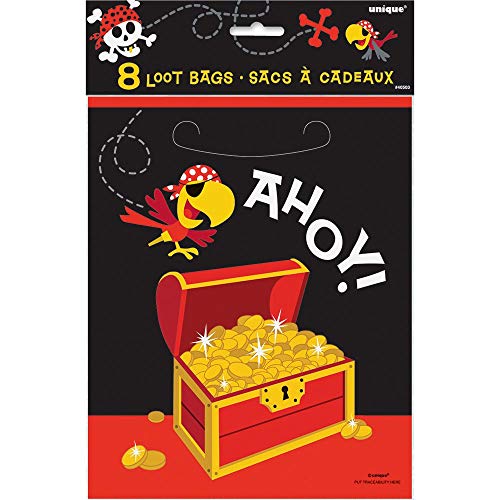 Unique Party- Bolsas de Regalo, 8 Unidades (40503)