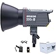 Aputure Amaran 200X S 200w COB LED Video Light with Ginisfoto Cloth Bi Color 2700-6500K, Upgraded TLCI 98+ CRI 95+ SSI 89+, 9 Lighting Effects, APP Control for Portrait, Studio, Interview and Filming