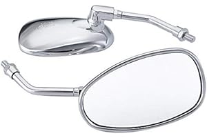 ROLLER KLINIK SPIEGEL Chrom Satz Paar China Retro Roller 10mm - Baotian- Benzhou -Znen (e4)