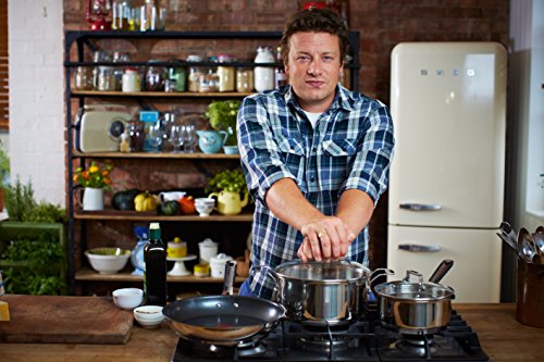 Tefal E79122 Jamie Oliver Induction Stielkasserolle mit Glasdeckel, 16 cm, 1,4L, Edelstahl - 2