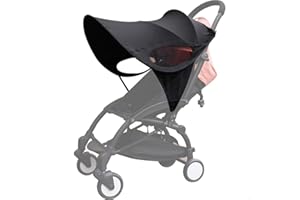 ROMIRUS Elastische Sonnensegel Kinderwagen mit UV Schutz 50+ für Stokke YOYO3, Sonnenverdecke für Babyzen YOYO2 YOYO 6+ Buggys Zubehör Sonnenschutz