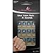 Bling Art False Nails French Manicure Blue Flower Tips 24 Full Cover Medium UK