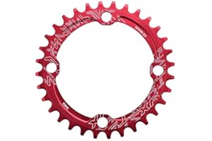 Keenso Monoplato de Bicicleta, 32/34/36/38T BCD 104 mm Plato para Bicicleta de Montaña