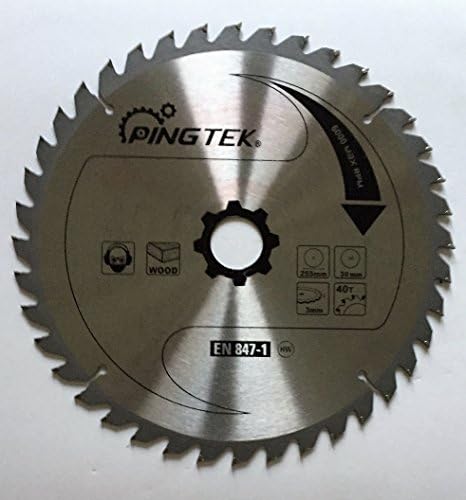 255mm x 40T x 30mm bore TCT Protrade Mitre/Table Saw Blade