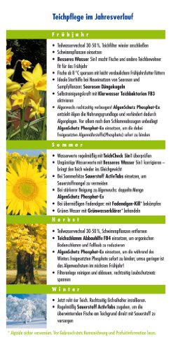 Dennerle 3410 Teichschlamm Abbauhilfe FB4, 1000 ml - 3