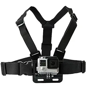 QuikProf GoPro Adjustable Chest Strap Mount Body Belt Harness for Gopro Hero, SJCAM, Yi & Other Action Cameras