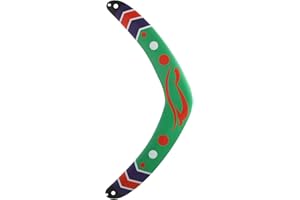 SVNR V-Shape Returning Sport Boomerang - Soft Flying Toy for Garden & Outdoor Activities, Safe Family-Friendly Fun Gift with CE Mark (Red Dolphin Design)