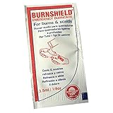 5 x BURNSHIELD Emergency First AID Burn Care SCALDS Cooling Soothing Gel BLOT SACHETS