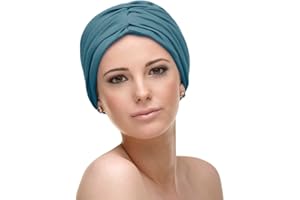 CAREBELL Headwear Turbante oncológico Andrea Bambú en varios tonos para la Pérdida de Cabello