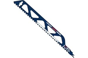 JOEJONI Brzeszczoty szablowe, brzeszczot szablasty z węgla węglowego, brzeszczot szablasty do cegły, profesjonalne brzeszczoty do cięcia drewna, metalu, betonu i cegły, 455 mm..