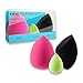 Beauty Makeup Blender Sponges - Set of 3 including Mini Sponge to Blend Conceal Contour and Highlight - Flawless Makeup Application - Ecofriendly Latex Free and Hypoallergenic!