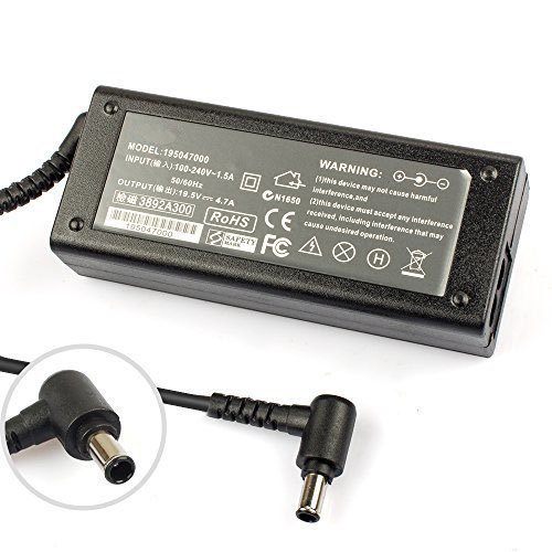 Ladegerät, Trafo, Netzteil, Adapter Sektor kompatibel Gute Qualität für Sony Vaio SVS1311H4E, 19,5 V 4.7 A 90 W, pcdiag/PC Diagnose