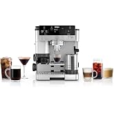 NINJA S&uuml;per Otomatik Espresso Makinesi, G&uuml;m&uuml;ş, S&uuml;t K&ouml;p&uuml;rt&uuml;c&uuml;, 1501-2000W