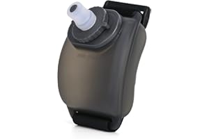 ETOFIXEE Portable Gourde Sport, Wrist Gourde De Sport, 200ml Bouteille Silicone Sport, Portable Et à Porter Sur Soi, Convient Pour La Course à Pied, Le Cyclisme, La Marche, Etc (Ferreux)