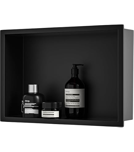 Schluter Kerdi-Board-SNLT Shower Niche 12 In. X 28 In. With Frame And Warm White Led Light Floor Installation Kit For Accessory Kb12snlt3wwf