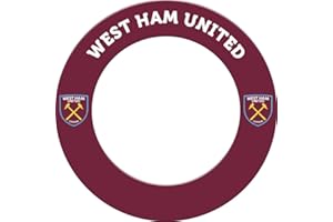 FOCO Offically Licensed West Ham United Football Club Hammers FC Dartboard and Darts Surround, Available in Multiple Designs.