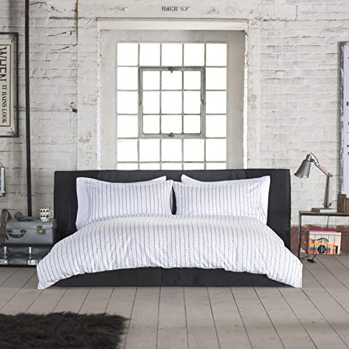 Deyongs Studio 1846 Bike Tracks 100% Cotton Bedding Duvet Cover 2 Pillowcase Set, Charcoal - Super King Size