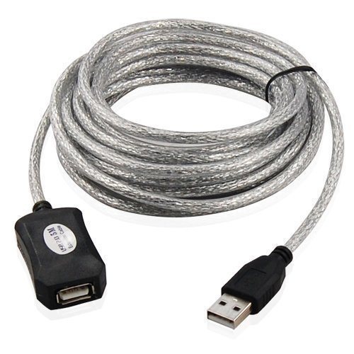 Accessotech 5M USB Repetidor Activo Cable Alargadera para ordenador Enchufe Extensor