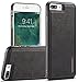 Produktbild MKOAWA iPhone 8 Plus Hülle, Apple iPhone 7 Plus Hülle (5.5 Zoll) mit schlankem Leder Stoßfest Schutzhülle für Apple iPhone 8 Plus (2017) / iPhone 7 Plus (2016) (Schwarz)
