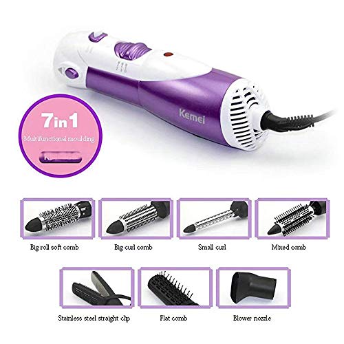 Hair Curler Curling Irons Hair Blow Dryer Blowing Styling Seven Cylinder 7 in 1 Blow Hair Straightener