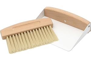 YDHfdc Tischbesen und Schaufel Mini Besen Schaufel Set Premium Tischbesen mit Kehrschaufel Magnetisch Handfeger und Schaufel für Bürotische, Küchen und Esstische