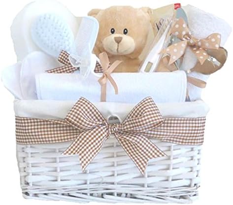 Glimmer Neutral Baby Gift Basket / Unisex Baby Gift / Baby Gift Hamper / Baby Shower Gifts / New Arrival Gift / Maternity Gift / Unisex Baby Hamper FAST DISPATCH