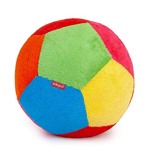 Pikipo Stuffed Soft Ball with Rattle Sound (Large, 20cm)