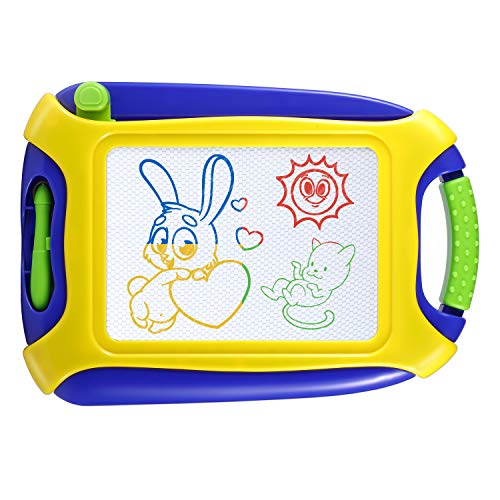 Lavagna Magnetica per bambini, Lavagnetta Magica Cancellabile Schede Schizzo, Giocattoli educativi creativi per 3 4 5 anni Bambini