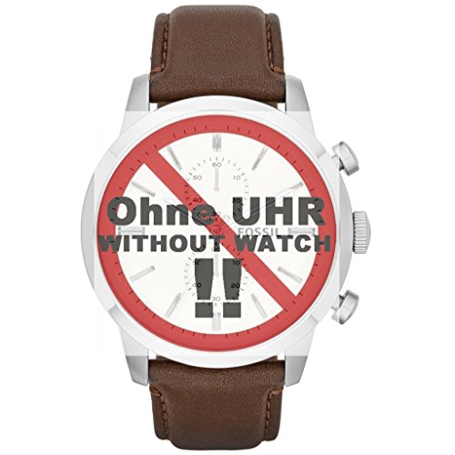 Fossil Uhrband Wechselarmband LB-FS4865 Original Ersatzband FS 4865 Uhrenarmband Leder 24 mm Braun Fossil Uhrband Wechselarmband LB-FS4865 Original Ersatzband FS 4865 Uhrenarmband Leder 24 mm Braun