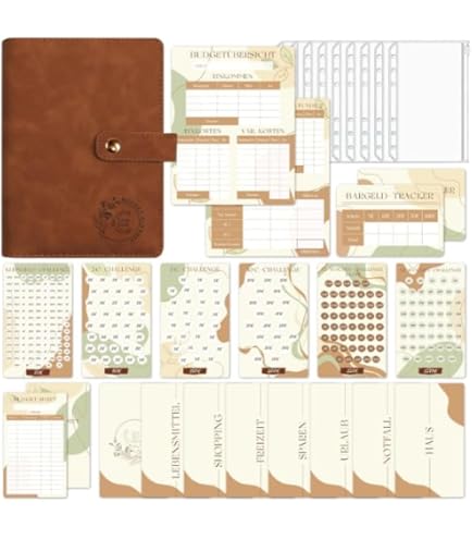 A6 Binder Budgetplanner, geldplanner, spaarboekje, 50-in-1