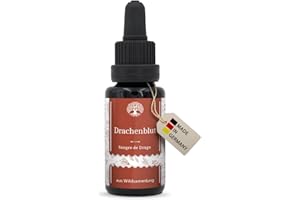 ‎WALDKRAFT Waldkraft Drachenblut (Sangre de Drago) – 100% rein & unverdünnt – Wildsammlung aus Ecuador – Kosmetik-Rohstoff zur äußeren Anwendung – 50ml Mironglas mit Pipette - 100% Made in Germany
