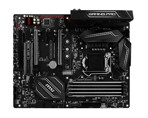MSI Z270 Gaming Pro Carbon - Placa Base Performance (Chipset Intel Z270, Mystic Light, DDR4 Boost, Steel Armor, Intel LAN, Audio Boost 4, M.2 Shield, VR Ready, Military Class V) - MSI