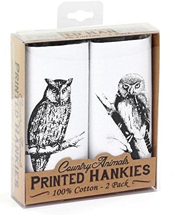 2 Pack Of Owls Hankies