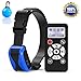 Produktbild [Neue Version 2017] Mincheda Hund Ausbildung Kragen 800 Meter entfernten und wasserdichte Auto Halsbänder wiederaufladbare Tierlehrer mit Warntöne, Vibration, Signal Lights Funktion-Champagner, blau.